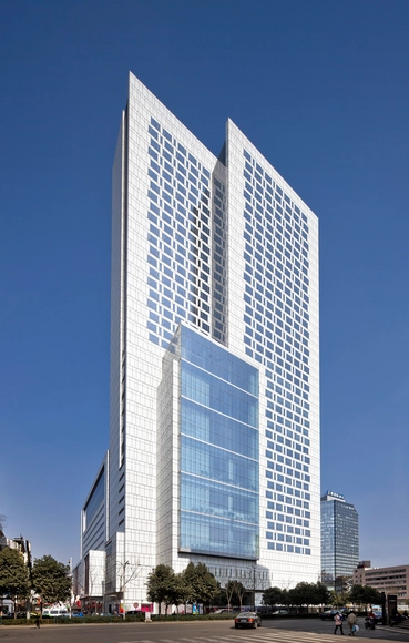 Chicony Plaza / Goettsch Partners - Skyscrapers, Facade, Cityscape