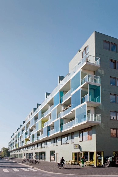 Karspeldreef Block AB / Dick van Gameren architecten - Social Housing, Facade