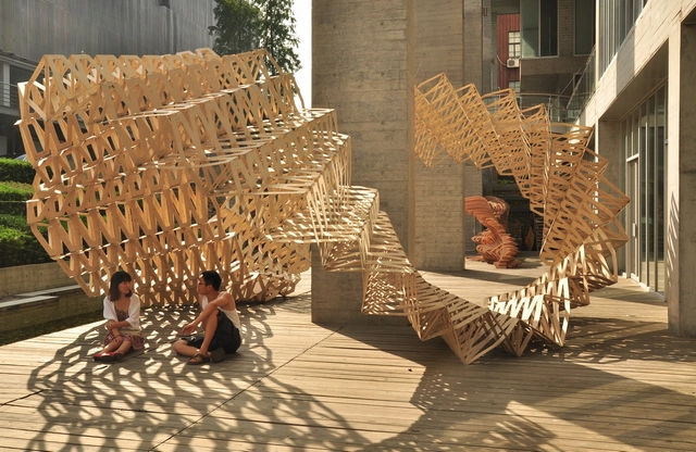 O-STRIP Pavilion / Tongji University Team - Pabellón
