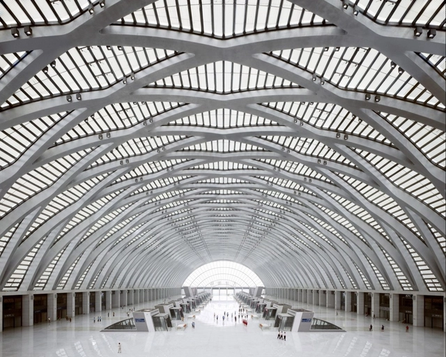 Tianjin West Railway Station / gmp architekten - 交通建筑