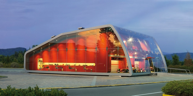 Ferrari Factory Store / Iosa Ghini Associates - Retail , Facade