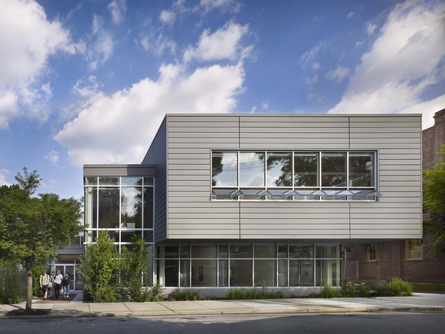 Sustainable Urban Science Center / SMP Architects - Educational Architecture, Facade