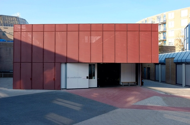 Bicycle Parking De Snelbinder / Kraaijvanger Urbis with Donald Osborne Architect - Parking, Facade