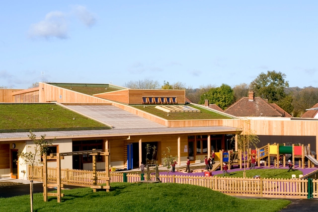 The Krishna-Avanti Primary School / Cottrell &amp; Vermeulen Architecture - Schools , Facade, Door