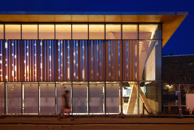 HCA Hub / Hewitt Studios - Exhibition Center, Facade