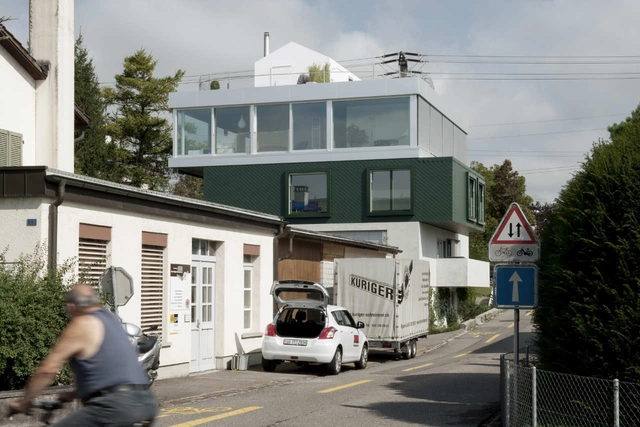 Fünf Häuser / Lukas Lenherr Architektur  - Houses, Facade, Door