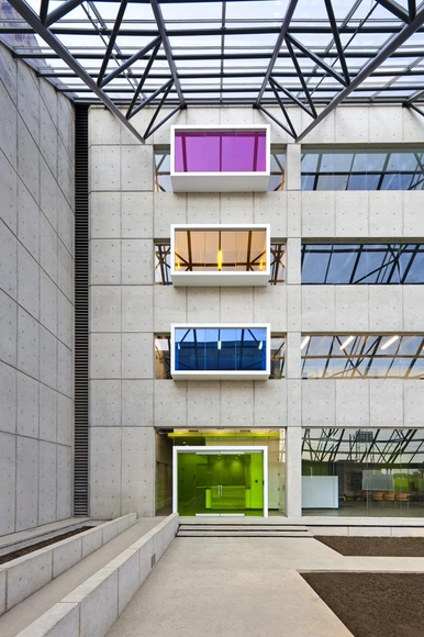 Visible Music College / archimania - Higher Education, Facade, Stairs, Door