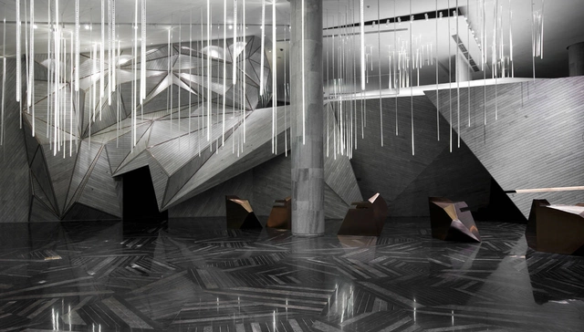 Chongqing Mountain &amp; City Sales Office / One Plus Partnership - Offices Interiors, Facade, Handrail
