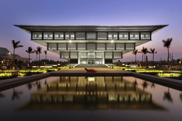 Hanoi Museum / gmp Architekten - Museum, Garden, Facade