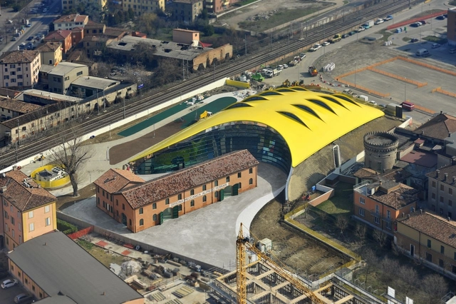 Enzo Ferrari Museum / Future Systems + Shiro Studio - Museum, Facade, Cityscape