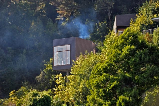 Casa Laguna / Bustos/Kunz Arquitectos - Casas, Fachada, Bosque