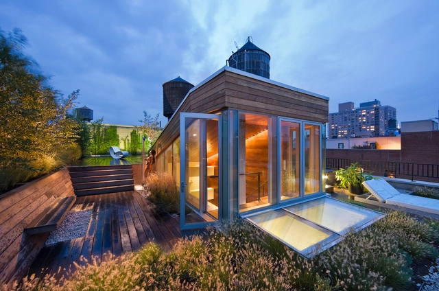 Broadway Penthouse / Joel Sanders - Houses, Garden, Door, Facade, Stairs