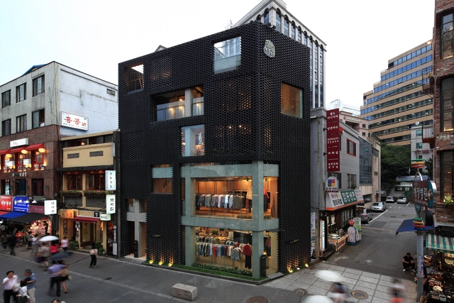 Poroscape / YounghanChung Architects - Shopping Centers, Facade