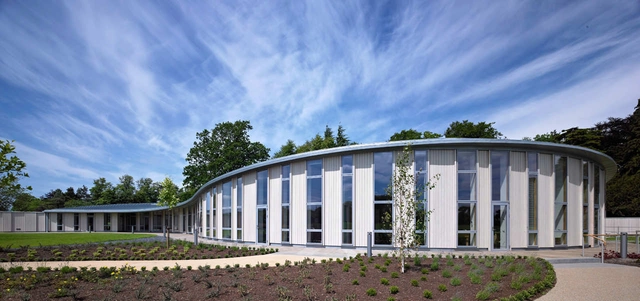 Centre for Scottish War Blinded / Page / Park Architects - Military, Garden, Facade, Arch