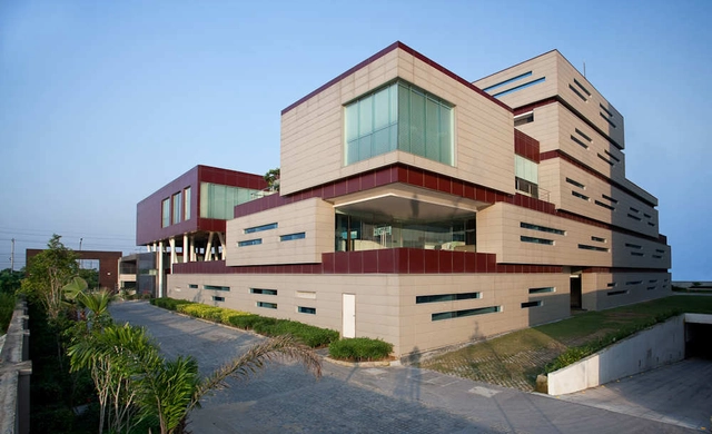 Corporate Office for India Glycols / Morphogenesis - Office Buildings, Facade