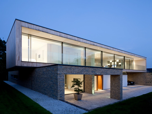 Hurst House / John Pardey Architects + Ström Architects - Houses, Courtyard, Facade, Door