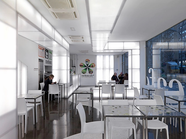 Melon District / Gus Wüstemann Architects - Hotels, Kitchen, Door, Facade, Table, Chair