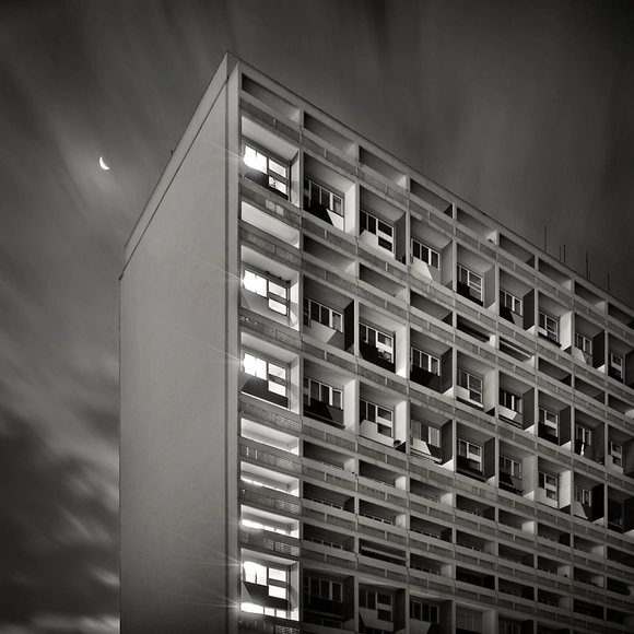 AD Classics: Unité d’Habition, Berlin / Le Corbusier - Apartments, Facade