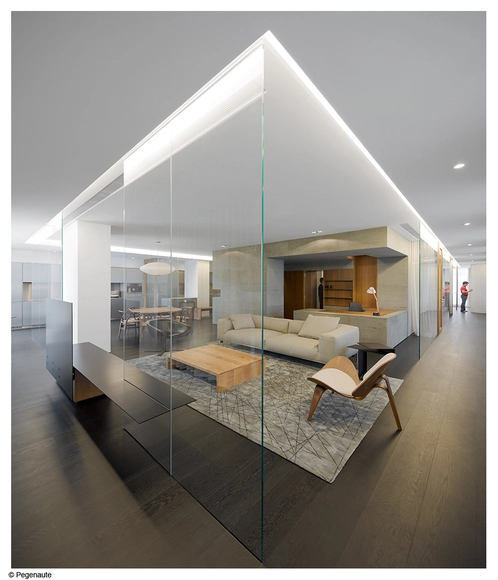 Wu Residence / Neri&Hu Design and Research Office - Apartment Interiors, Facade, Chair, Table