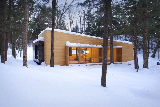 La Luge / YH2 Architecture - Houses, Door, Facade, Forest