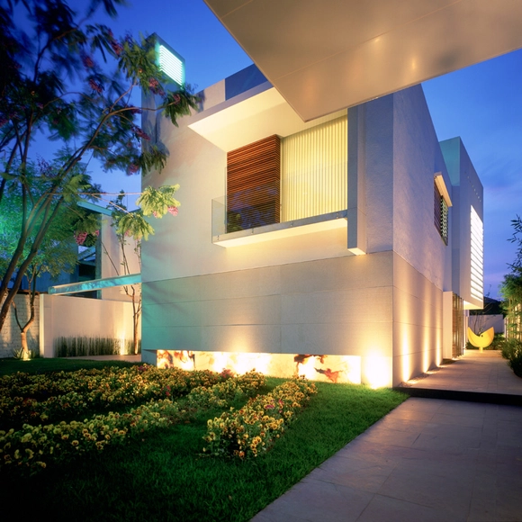 Casa I / Agraz Arquitectos - Casas, Jardín, Fachada