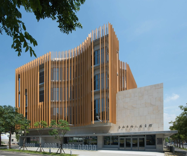 Yuwen Library  / MAYU architects - Library, Facade