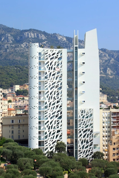 The Simona / Jean-Pierre Lott Architecte - Apartments, Facade, Cityscape