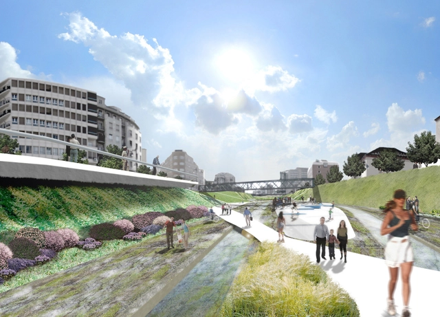Propuesta para el Guadalmedina y Málaga / Jose Ramon Navarro Vera - Parque