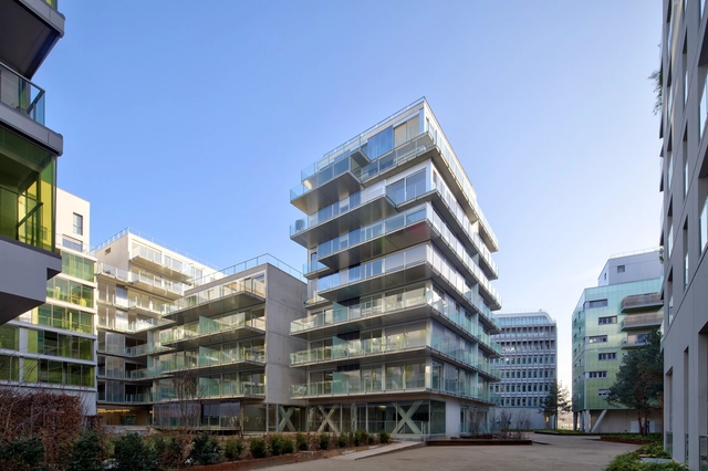 73 apartamentos en ZAC Seguin Rives de Seine - Lot B3B / Philippe Dubus Architectes - Apartamentos