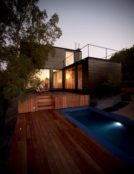 Refugio Pangal / emA Arquitectos - Casas, Terraza, Fachada