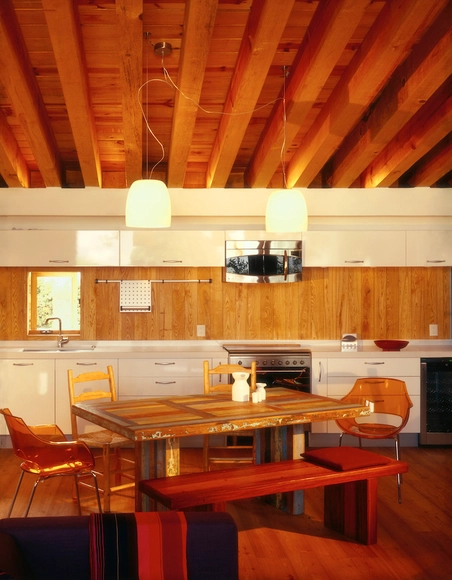 Santa María / Hierve - Casas, Cocina, Fijación Vigas, Mesas, Sillas