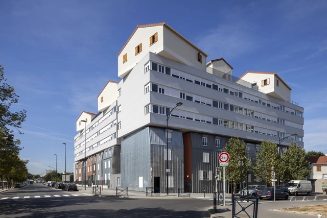 Urban Collage / Edouard François - Social Housing, Facade