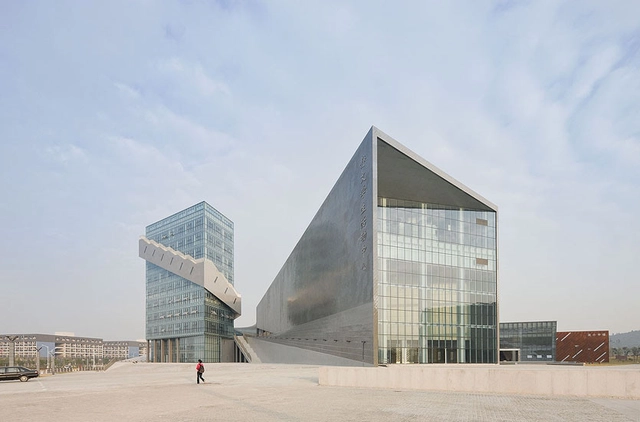 Nanjing Performing Arts Center / Preston Scott Cohen - Museo, Fachada