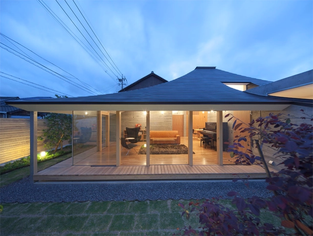 Broken Pitched Roof House / NKS2 Architects - Houses