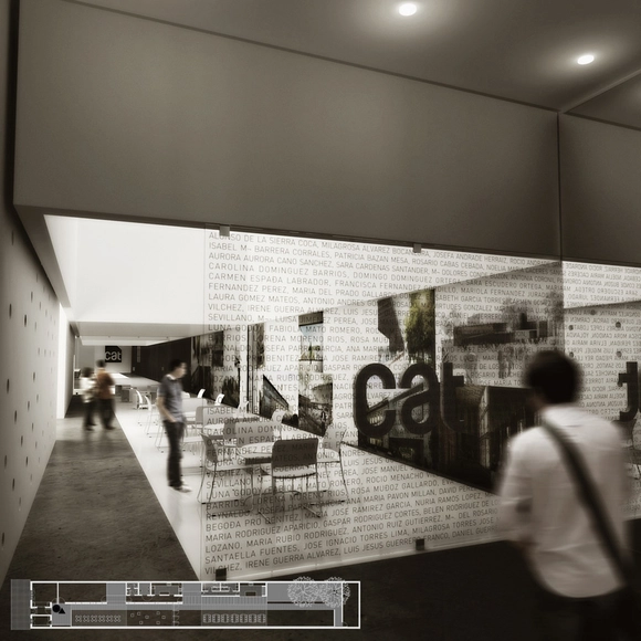 Primer Lugar Concurso Casa Club / José María Torres - Renovación, Mesas, Sillas