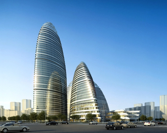 Edifício de Zaha Hadid é copiado na China - Imagem de Destaque