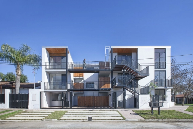 Edifício na Rua Talcahuano / Biagioni - Pecorari Arquitectos - Apartamentos