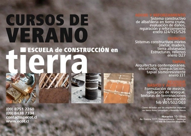Curso de Verano de construcción en Tierra - Imagen Principal