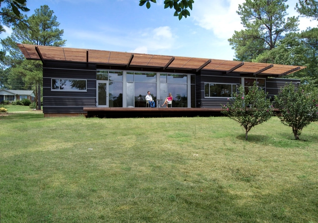 Smart-Stell Residence / Tonic Design + Tonic Construction - Houses, Garden, Facade, Door