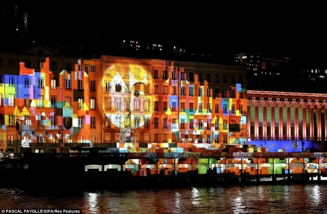 "14º Festival de las Luces" en Lyon, Francia - Iluminacion