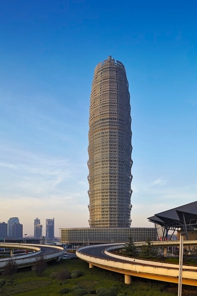 郑州绿地广场/Skidmore Owings & Merrill  - 办公设施