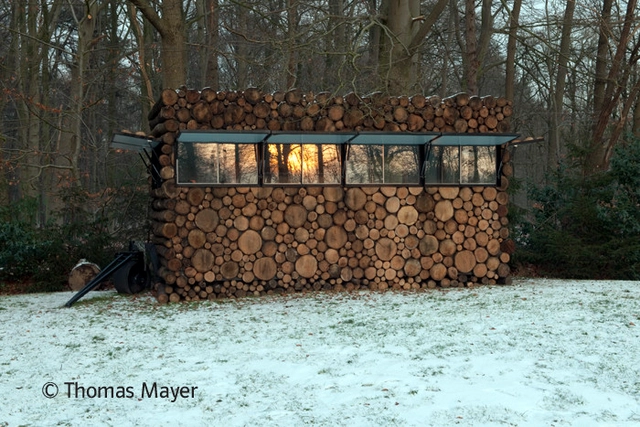 Casa Tree-Trunk Garden / Piet Hein Eek - Casas