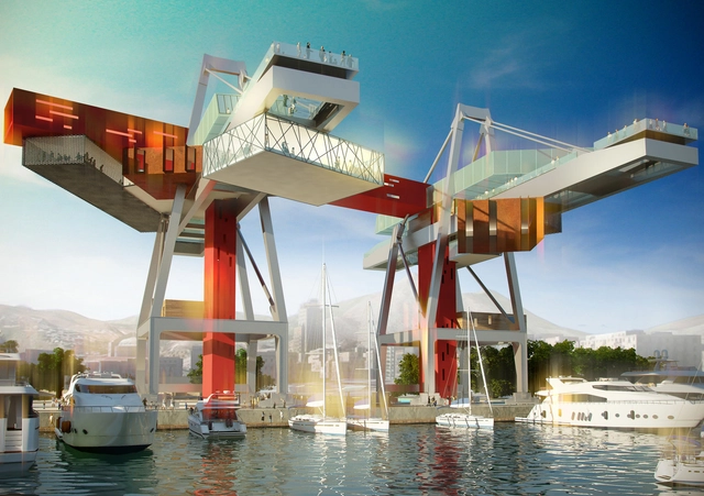 Gruas de Palermo / De Fournier & Associados - Urbanismo