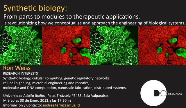 Charla de Ron Weiss “Biología Sintética: desde partes a módulos a aplicaciones terapéuticas” / UAI - Chile - Imagen Principal