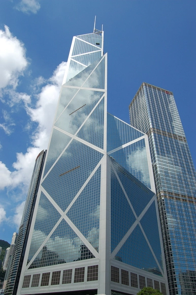 AD 经典：香港中银大楼 / 贝聿铭 - 服务建筑