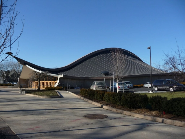 AD Classics: AD Classics: David S. Ingalls Skating Rink / Eero Saarinen - Skatepark, Facade