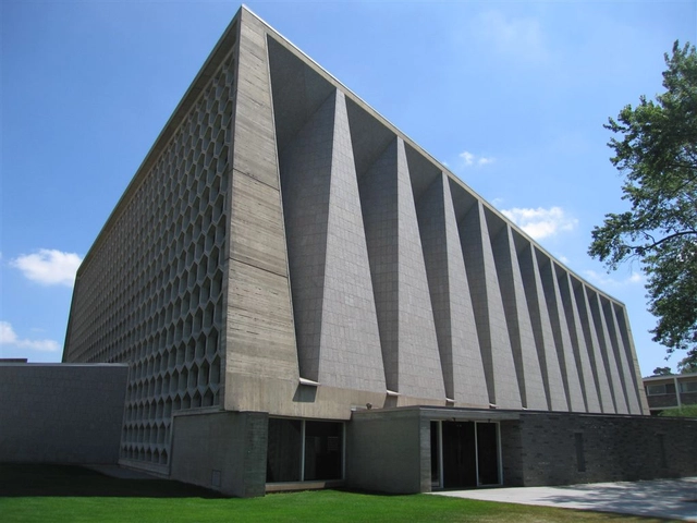AD Classics: AD Classics: St. John's Abbey Church / Marcel Breuer -          Churches, Facade