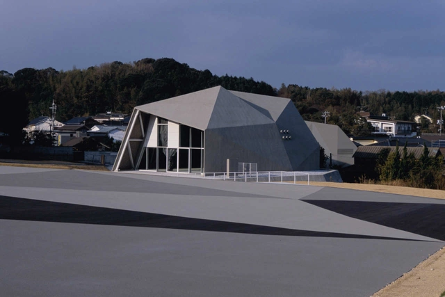 Shimonoseki-shi Kawatana Onsen Koryu Center / Kengo Kuma & Associates - Museo, Fachada