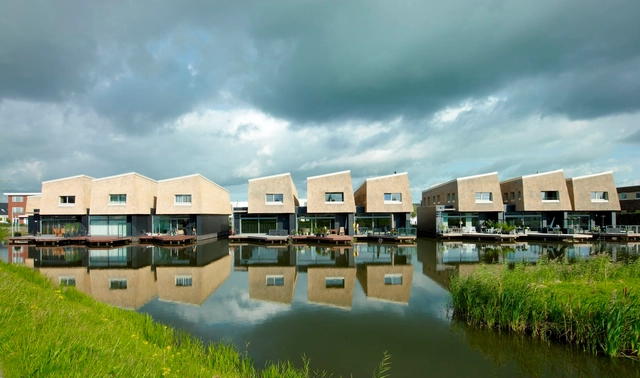 荷兰，鹿特丹，水上九住宅 / BLAUW architecten + FARO Architecten - 集合住宅