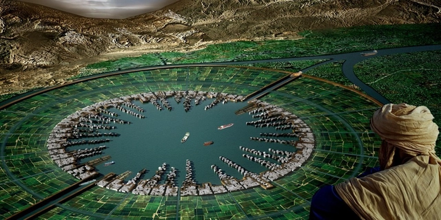 Projeto "Hydropolis": Uma cidade aquática para o vale do Nilo, Egito - Imagem de Destaque